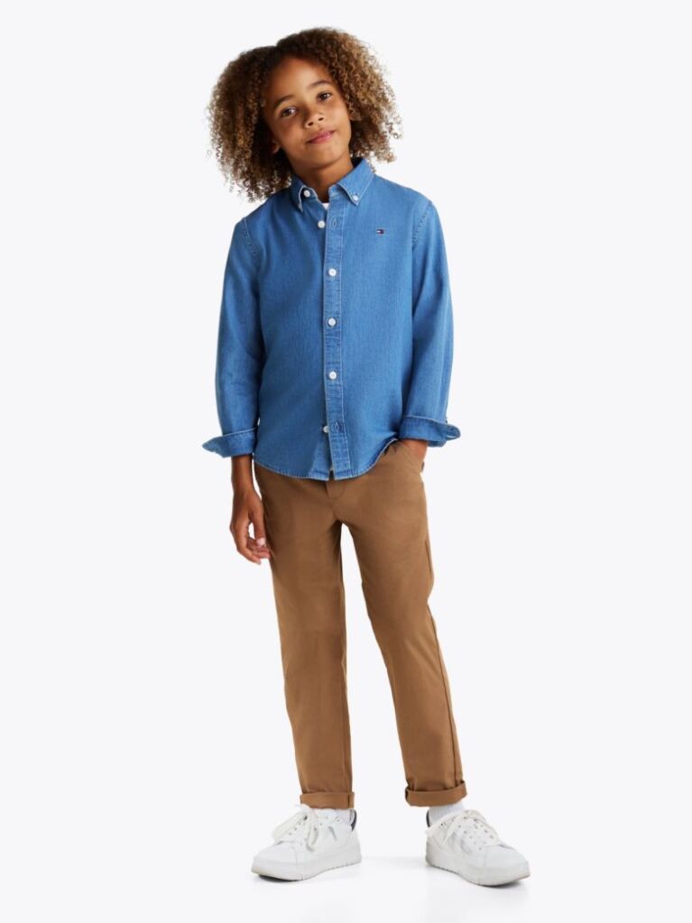 Denim Chambray Denim Shirt  Boys