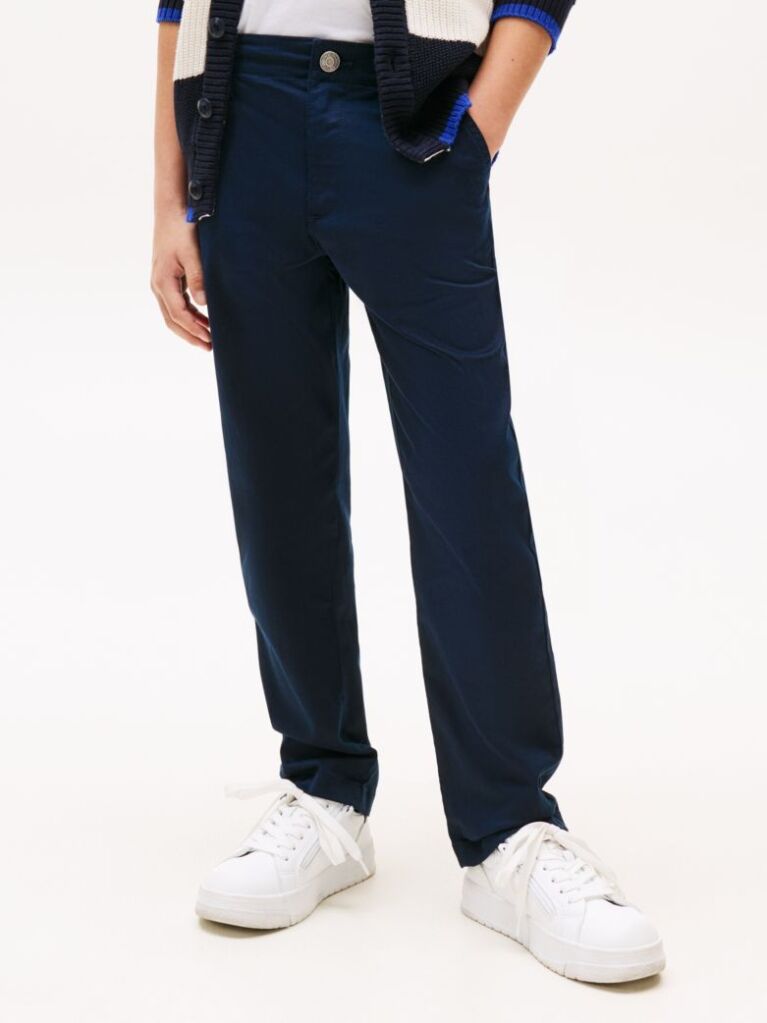 Blue Hilfiger Flag Woven Trousers  Boys