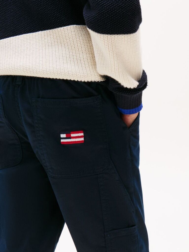 Blue Hilfiger Flag Woven Trousers  Boys