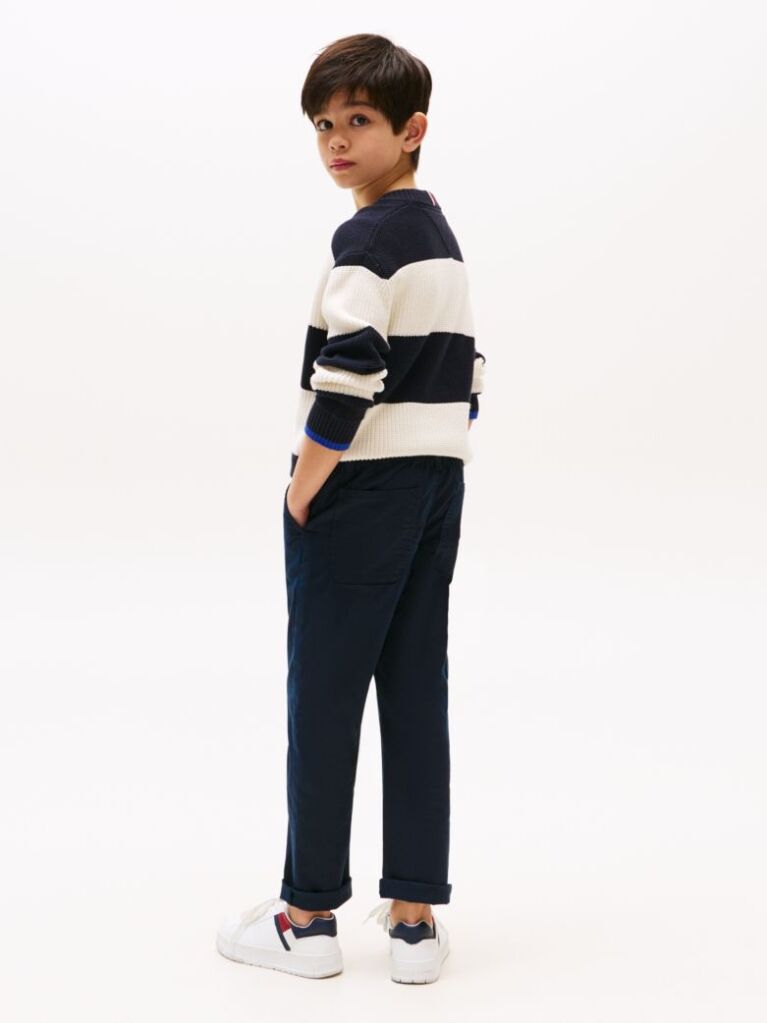 Blue Hilfiger Flag Woven Trousers  Boys