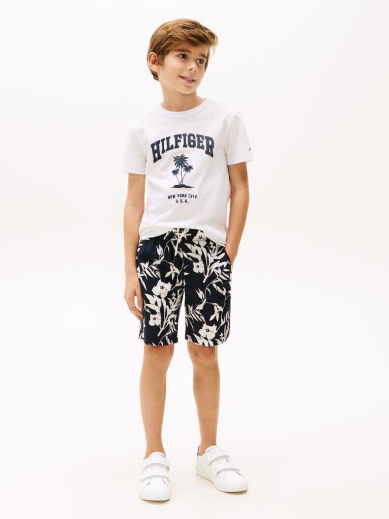 White Palm Logo T-Shirt  Boys