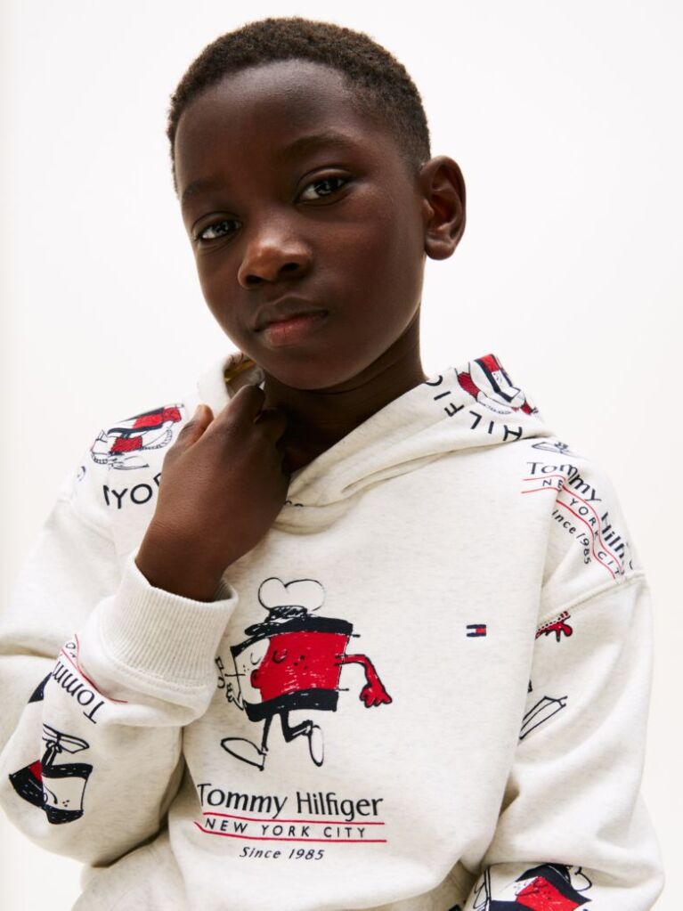 White Flag Character Hoody  Boys