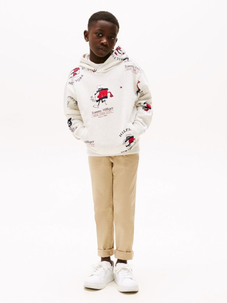 White Flag Character Hoody  Boys