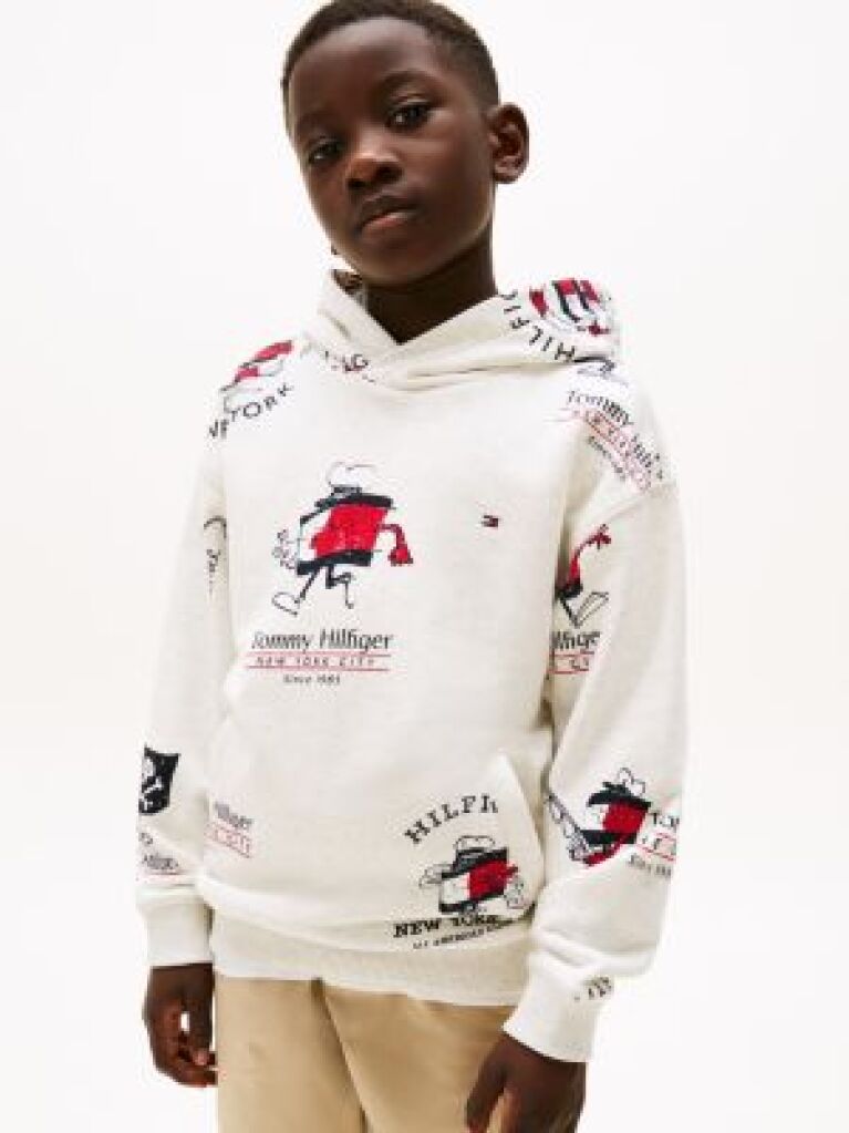 White Flag Character Hoody  Boys