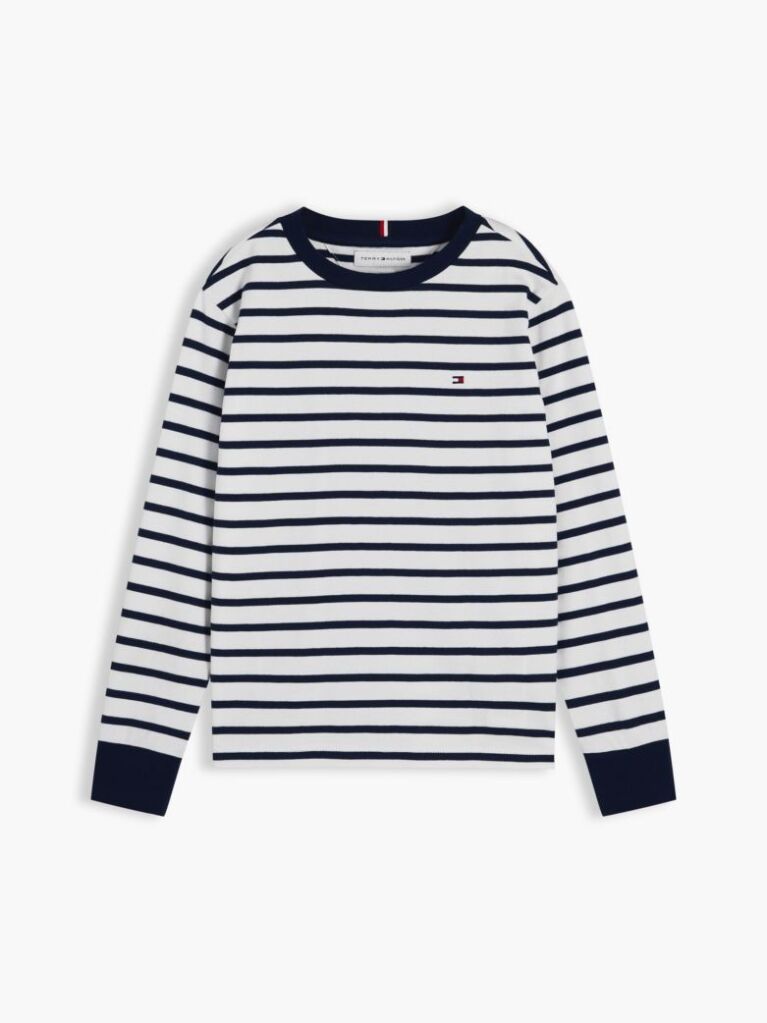 Multi Essential Stripe Relaxed Long Sleeve T-Shirt  Boys