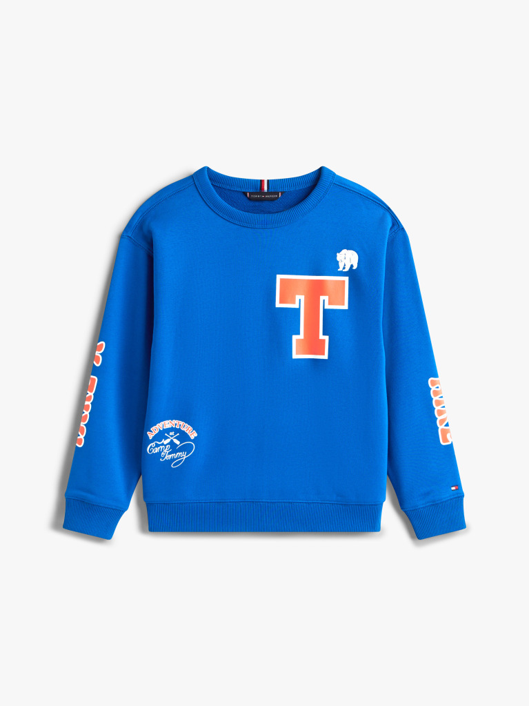 Blue Sweatshirt With Patch  Boys