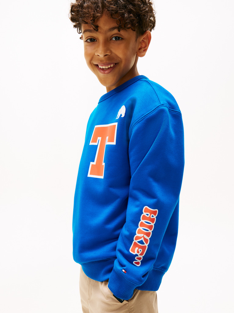 Blue Sweatshirt With Patch  Boys
