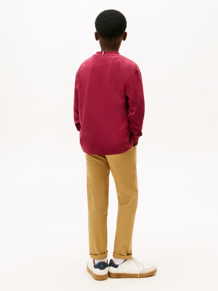Red Logo Print Long Sleeve T-Shirt  Boys