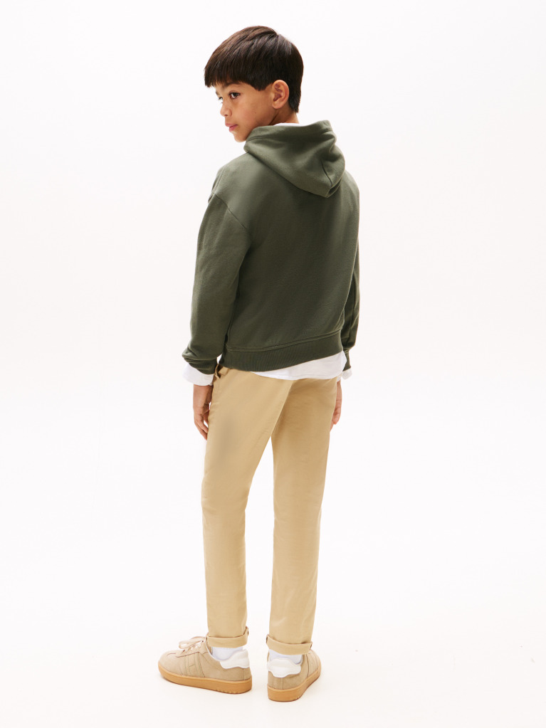 Green Hilfiger Flag Hoody  Boys