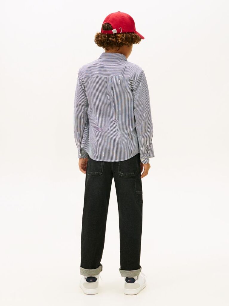 Multi Cotton Stripe Shirt  Boys