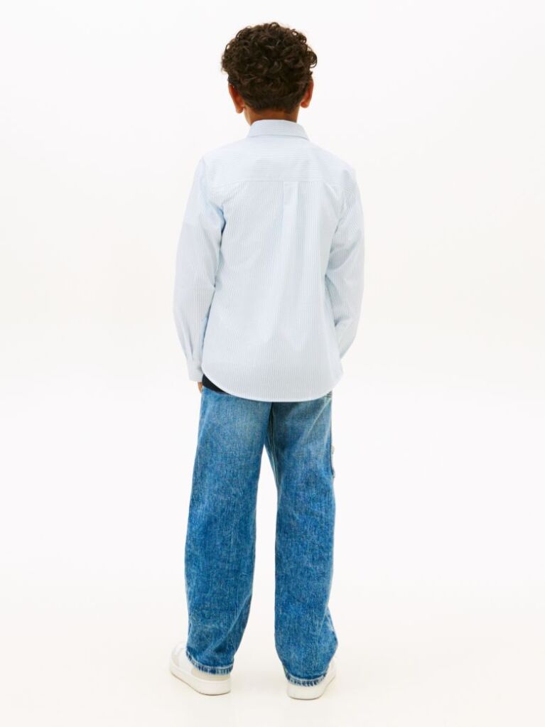 Multi Cotton Stripe Shirt  Boys