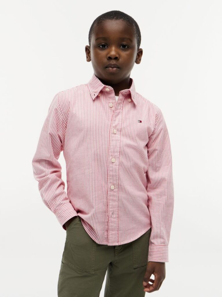 Multi Stretch Cotton Poplin Shirt  Boys