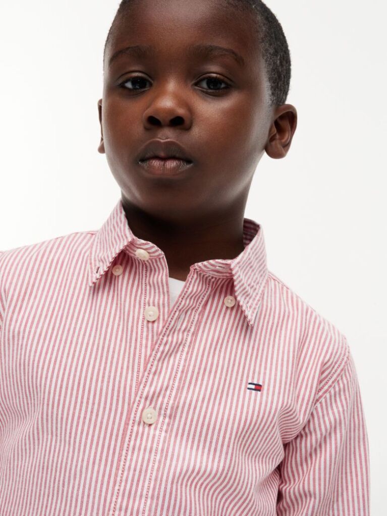Multi Stretch Cotton Poplin Shirt  Boys