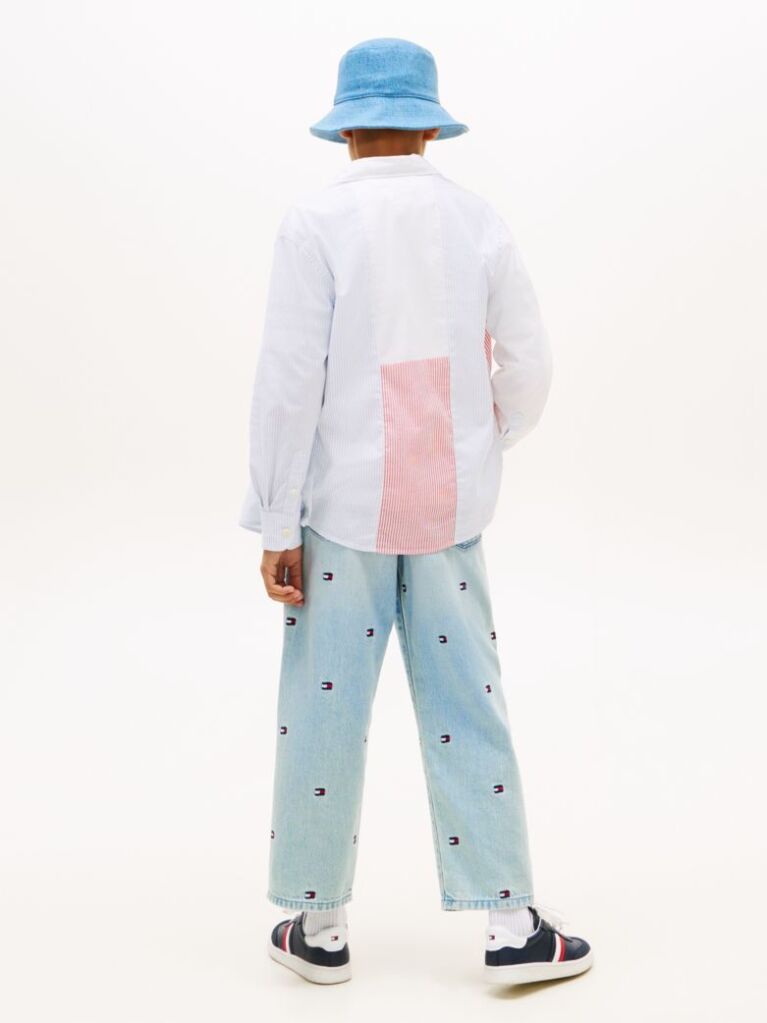 Multi Ithaca Stripe Oxford Shirt  Boys