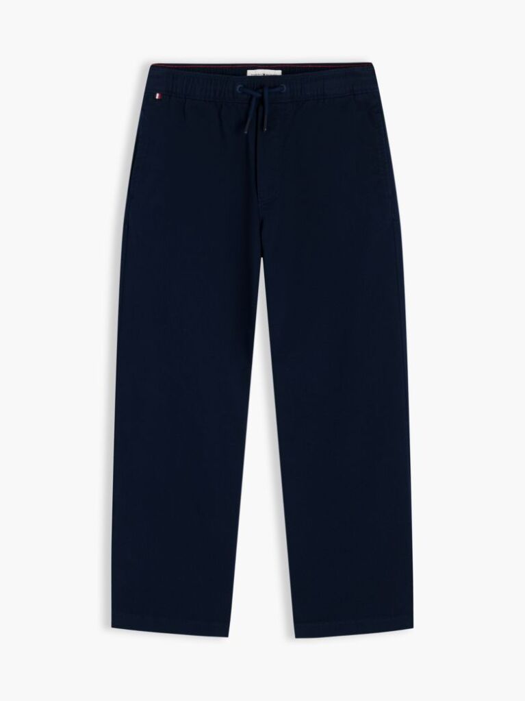 Blue Essential Loose Twill Trousers  Boys