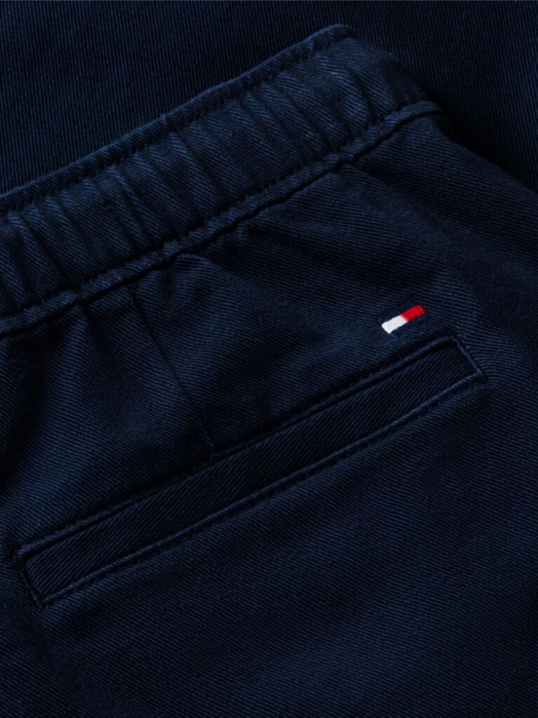 Blue Essential Loose Twill Trousers  Boys