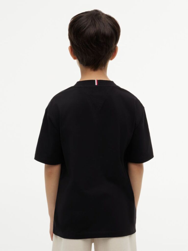 Black Heritage Flag Print Jersey T-Shirt  Boys