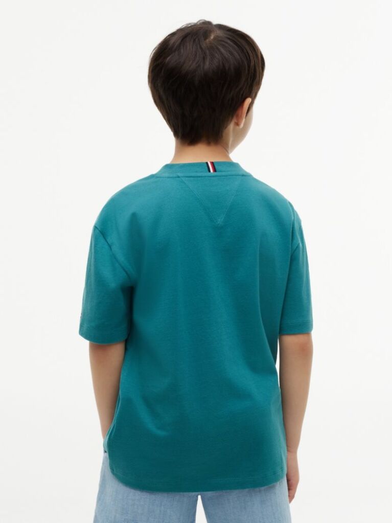 Blue Heritage Flag Print Jersey T-Shirt  Boys