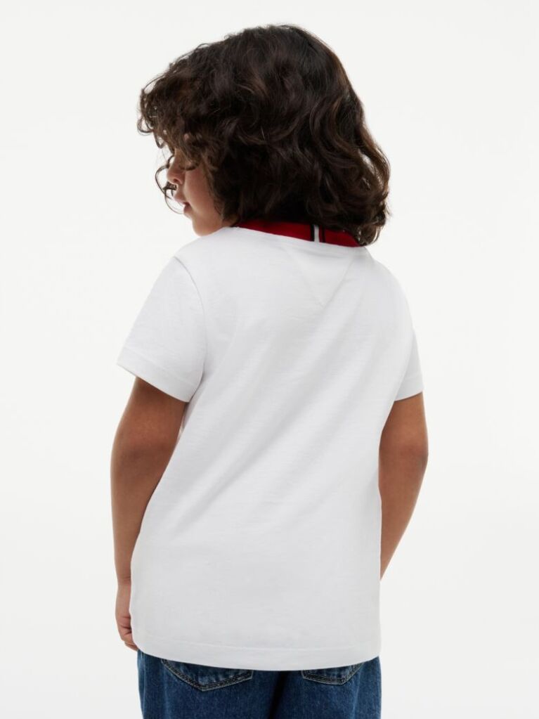 White Crest Logo Jersey T-Shirt  Boys