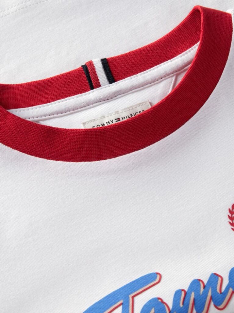 White Crest Logo Jersey T-Shirt  Boys