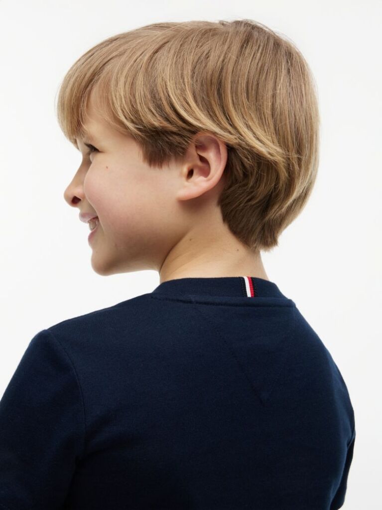 Blue Outline Flag Logo Jersey T-Shirt  Boys