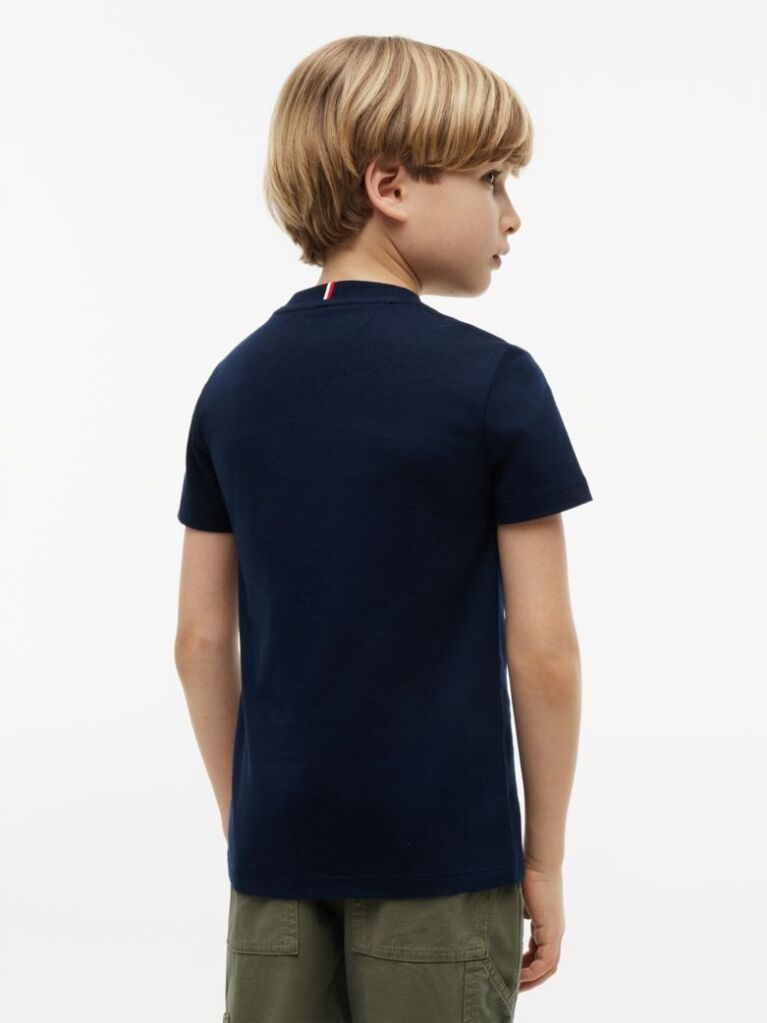 Blue Outline Flag Logo Jersey T-Shirt  Boys