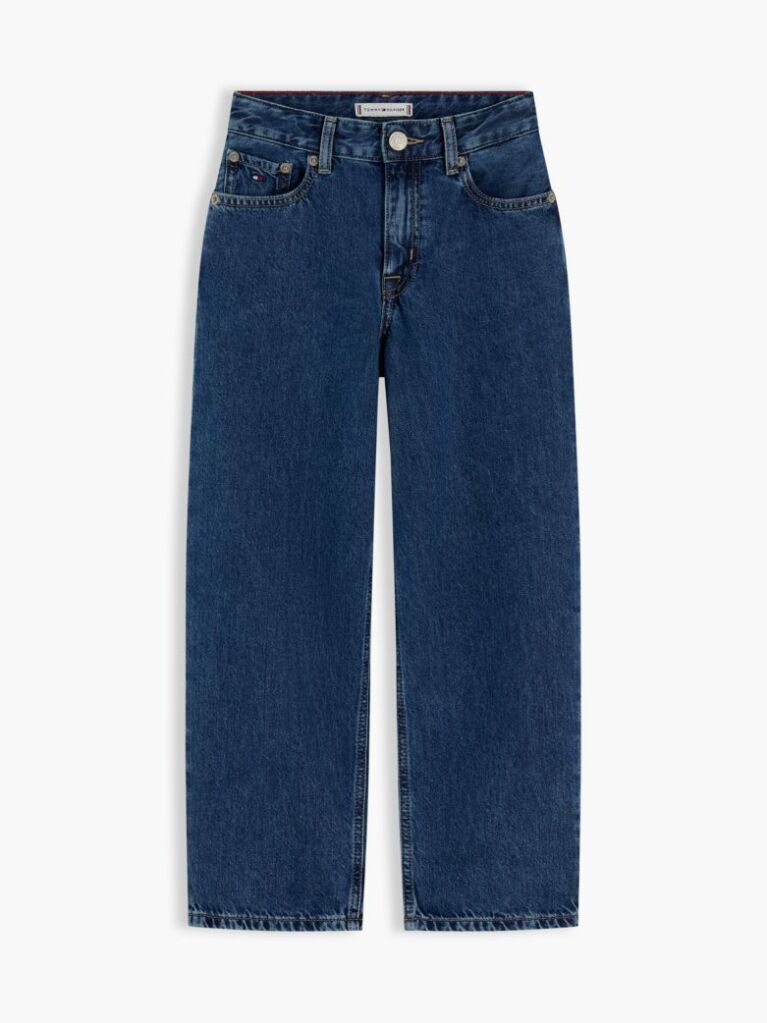 Denim Flag Embroidery Loose Jeans  Boys