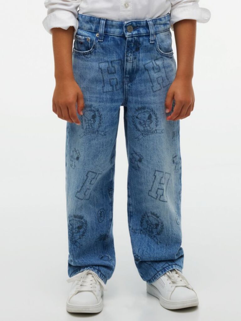 Denim Peanuts® Graphic Faded Loose Jeans  Boys