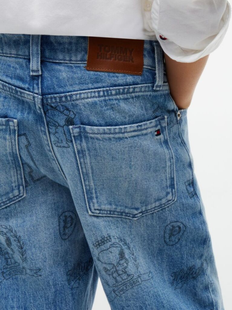 Denim Peanuts® Graphic Faded Loose Jeans  Boys