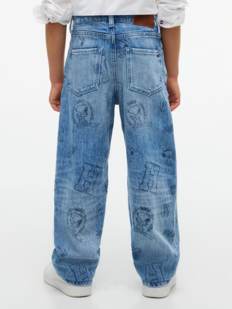 Denim Peanuts® Graphic Faded Loose Jeans  Boys