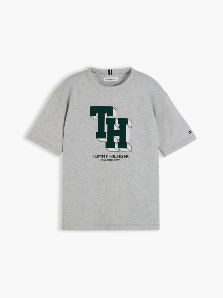 Grey Varsity Logo Jersey T-Shirt  Boys