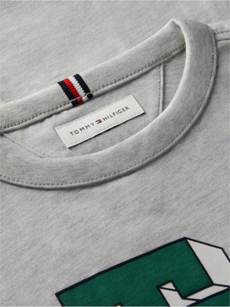 Grey Varsity Logo Jersey T-Shirt  Boys