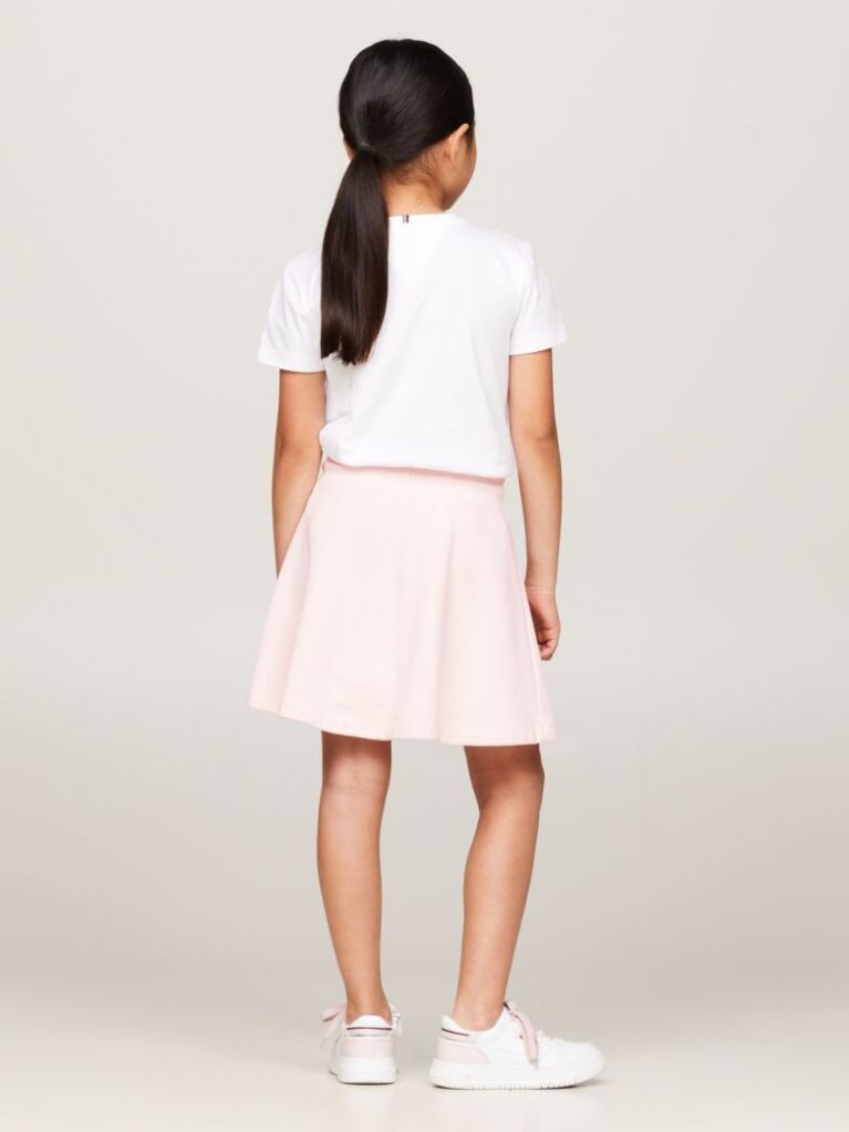 Pink Hilfiger Monotype Drawstring Waistband Skirt  Girls