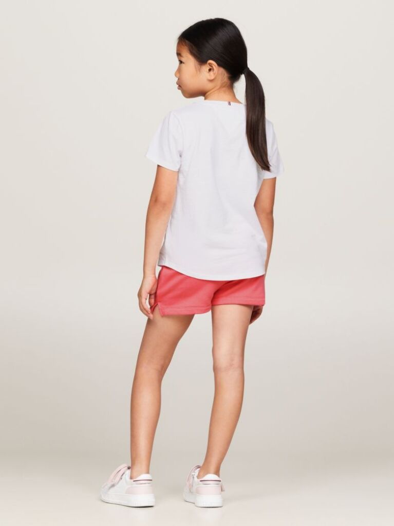 Multi Essential Slim Fit T-Shirt and Shorts Set  Girls