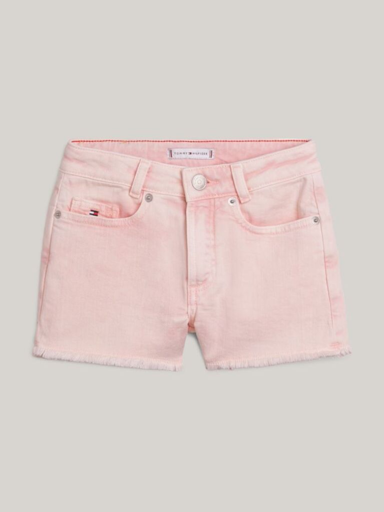Pink Harper Garment Dyed Relaxed Shorts  Girls