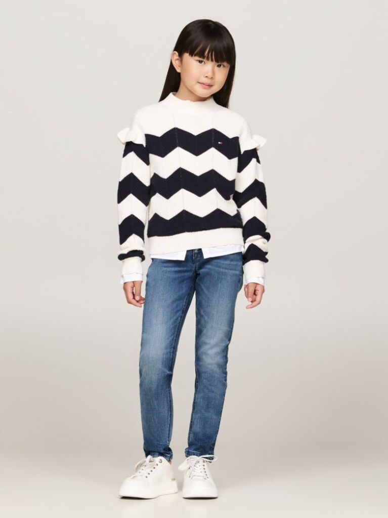 Blue Nora Faded Dark Wash Skinny Jeans  Girls