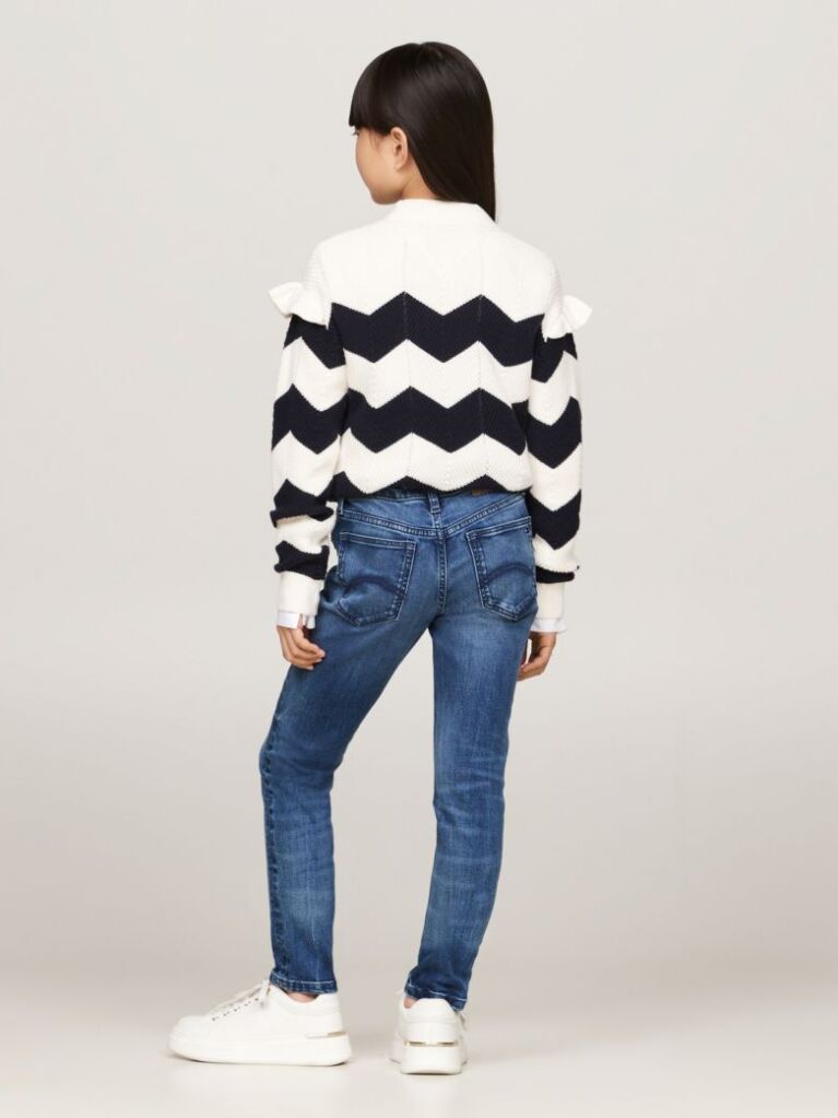 Blue Nora Faded Dark Wash Skinny Jeans  Girls