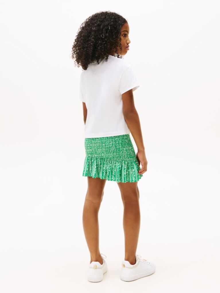 White Graphic Print Relaxed T-Shirt  Girls