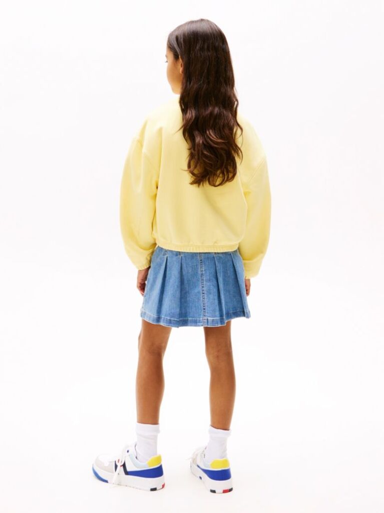 Yellow Varsity Relaxed Sweatshirt  Girls