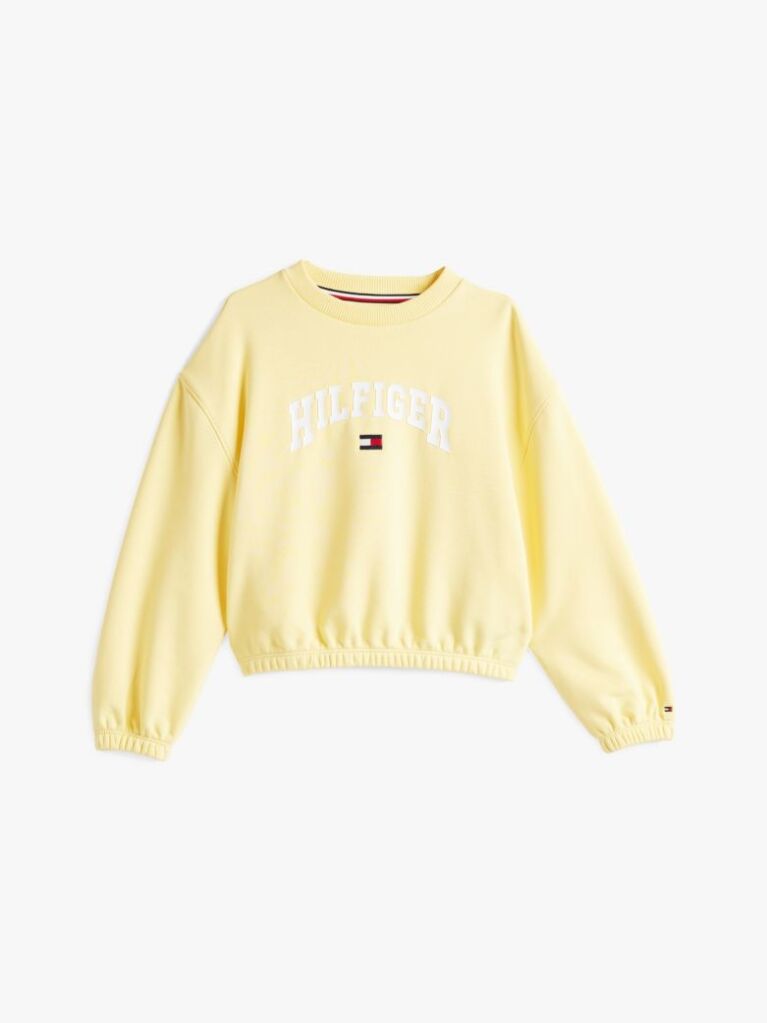 Yellow Varsity Relaxed Sweatshirt  Girls