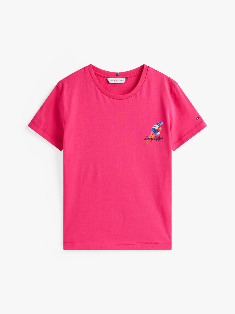 Pink Back Graphic T-Shirt  Girls