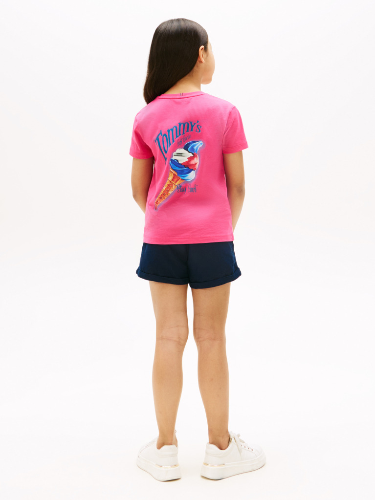Pink Back Graphic T-Shirt  Girls