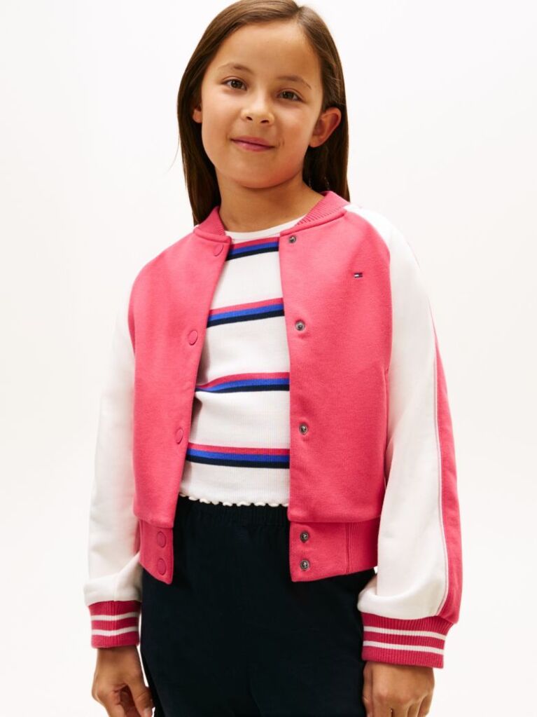 Multi Heritage Flag Rib-Knit Relaxed Jumper  Girls