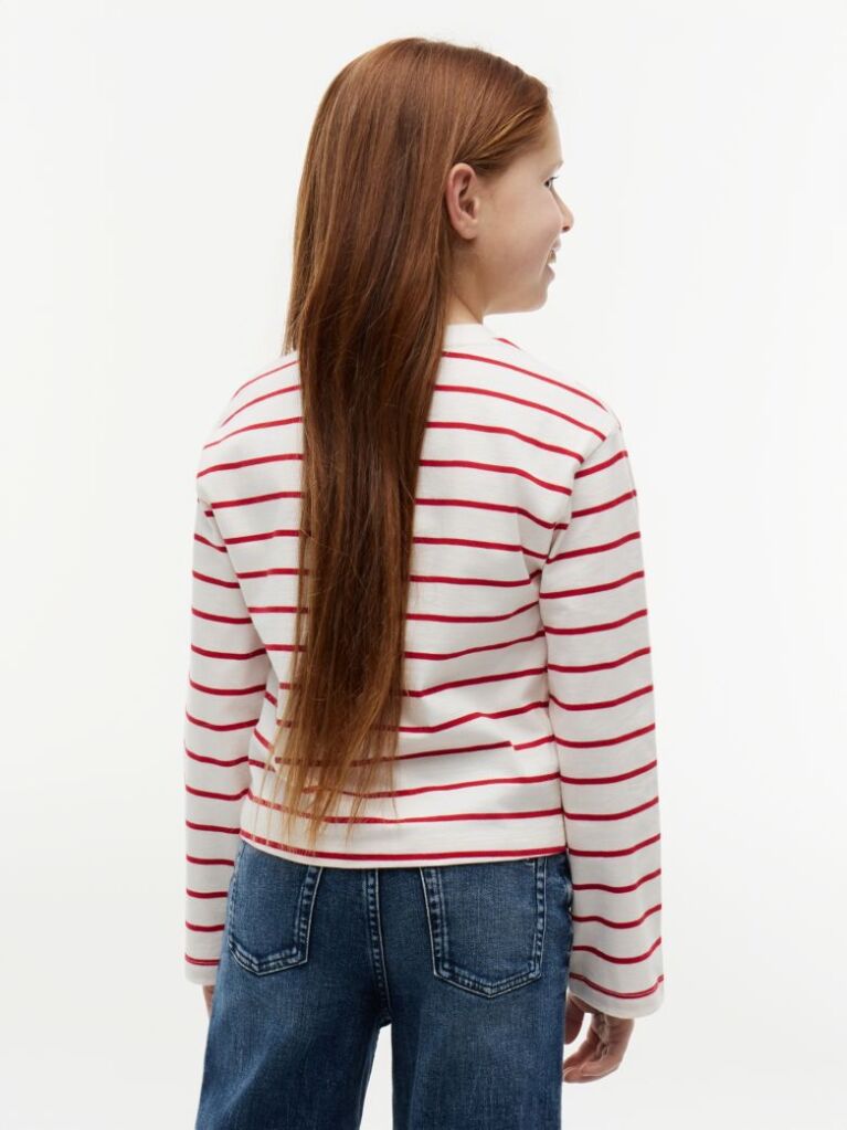Multi Rope Logo Relaxed Long Sleeve T-Shirt  Girls