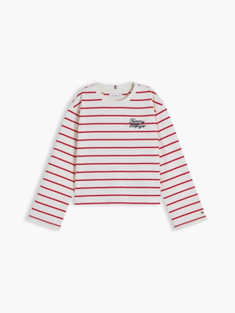 Multi Rope Logo Relaxed Long Sleeve T-Shirt  Girls