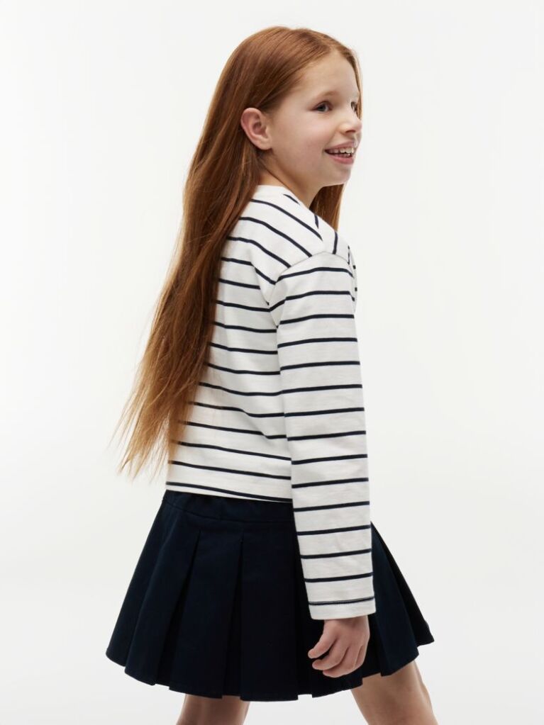 Multi Rope Logo Relaxed Long Sleeve T-Shirt  Girls