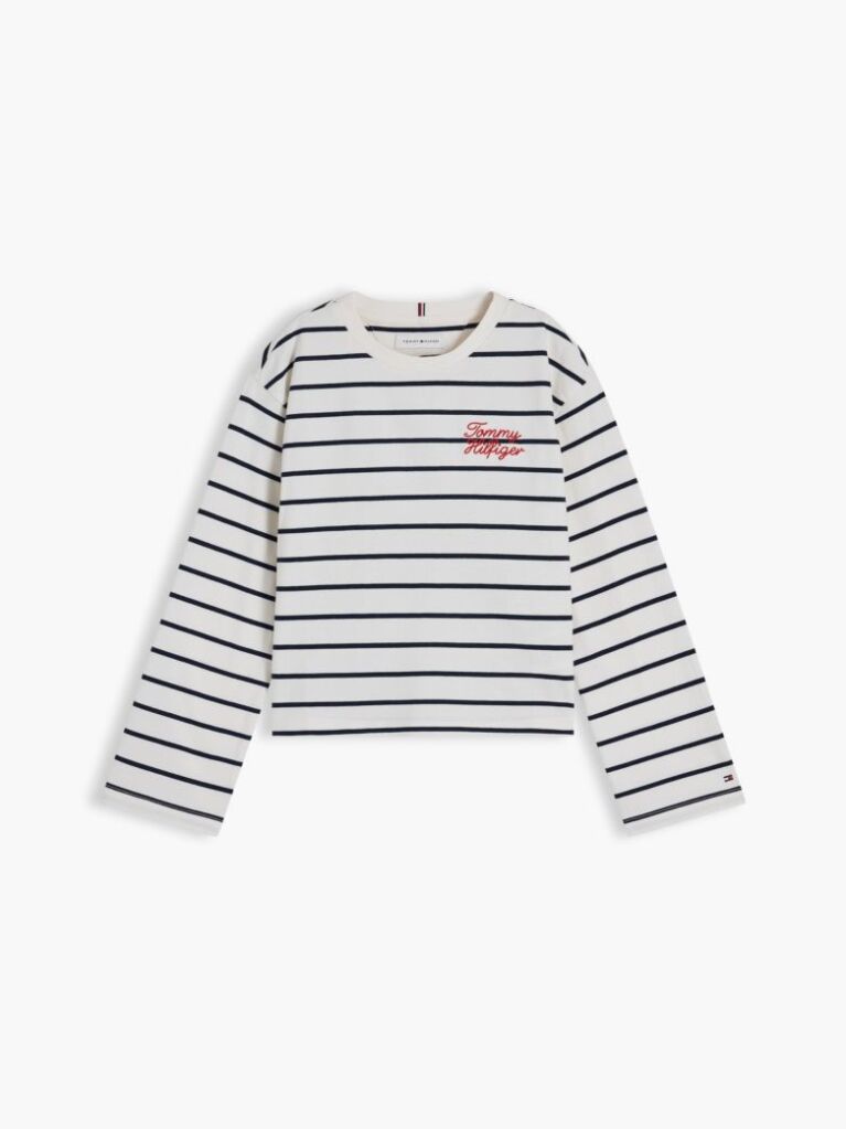 Multi Rope Logo Relaxed Long Sleeve T-Shirt  Girls