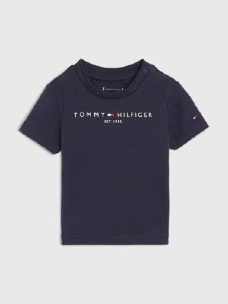 Blue Flag Embroidery Logo T-Shirt  Newborn