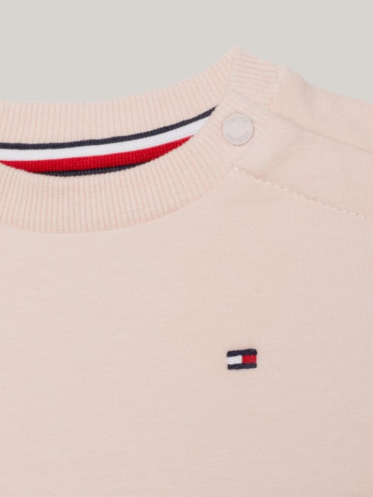 Pink Ithaca Stripe Sleeve Sweatshirt And Joggers Set  Newborn