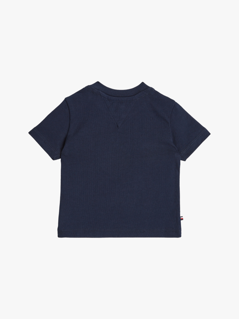 Blue Graphic Crew Neck T-Shirt  Newborn